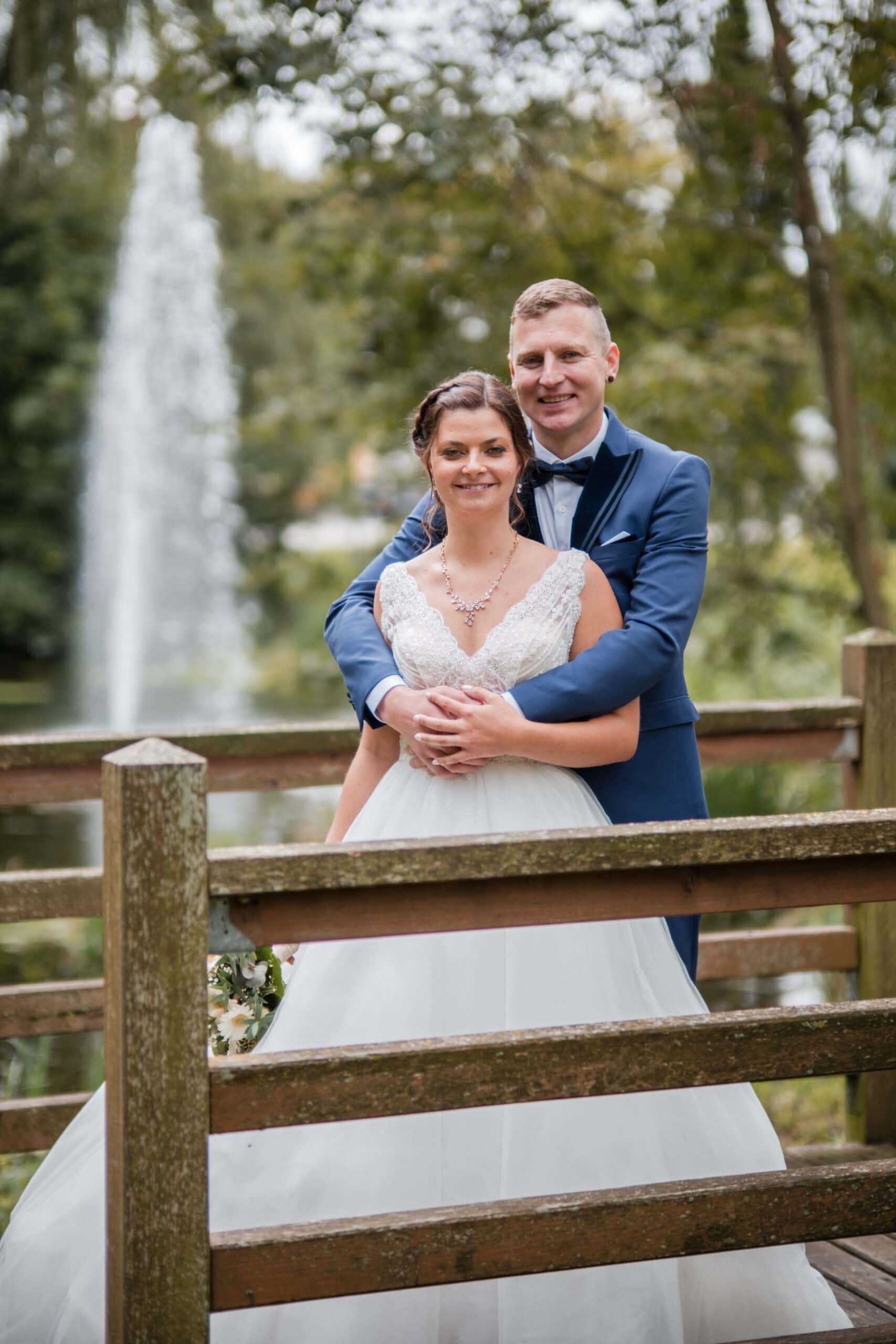 Brautpaar bei einer Hochzeit in Buchloe in der Nähe von Lanzberg am Lech