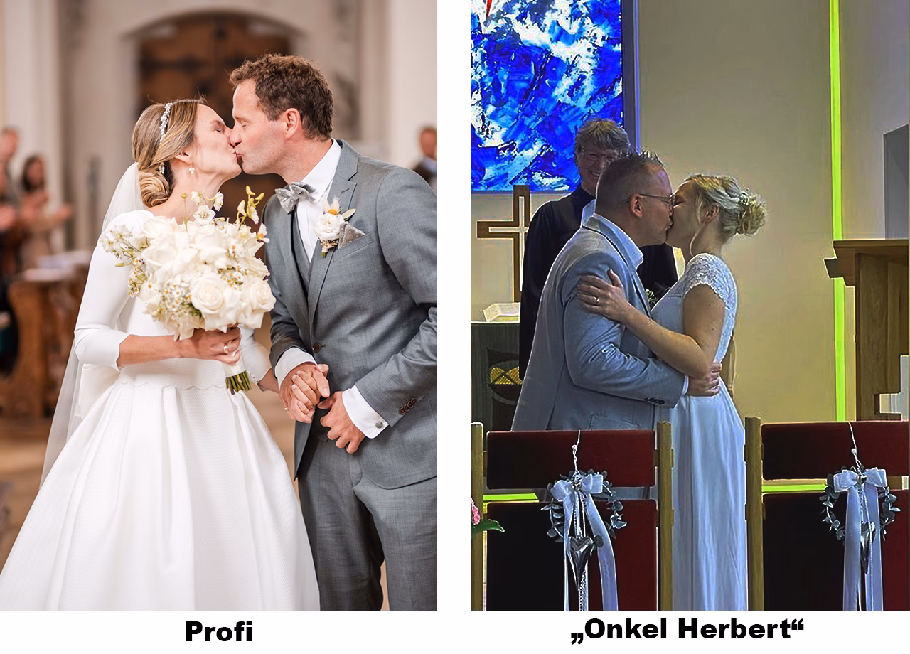 Gegenüberstellung Profi Amateur